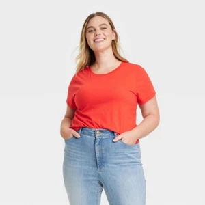 Camiseta manga corta encogida para mujer - hilo universal - Imagen 1 de 3