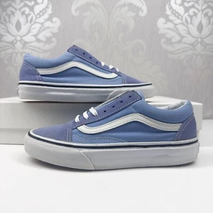 Vans Old Skool Trainers Blue UK Size 3 Pre-Loved - Picture 1 of 12