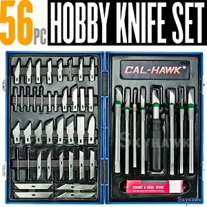 56 pz set coltelli per hobby di precisione deluxe X-Acto Blade kit scrapbooking artigianale - Foto 1 di 3