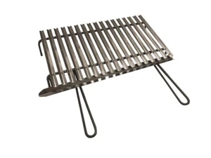 GRIGLIA SCOLAGRASSI ACCIAIO INOX GRATICOLA INOX BARBECUE 60x35cm TIPO PESANTE - Foto 1 di 2