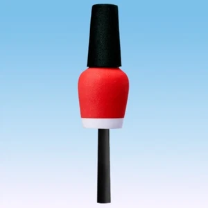 Tenna Tops Rojo Esmalte de Uñas Botella Decoración de Coche Antena Topper (Se Adapta a Antena Grasa) - Imagen 1 de 5