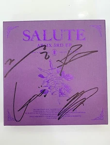 Álbum promocional firmado autografiado AB6IX 'SALUTE' con tarjetas fotográficas (firmas legítimas) - Imagen 1 de 8