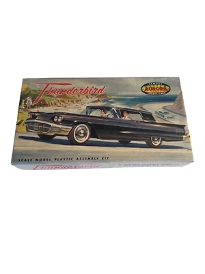 Vintage Aurora 1/32 Scale Thunderbird Model Kit 563-98 Factory Sealed - Image 1 of 4