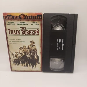 The Train Robbers VHS 1997 John Wayne Ann-Margret Rod Taylor Good Condition - Picture 1 of 1