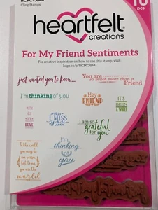 Heartfelt Creations Stempelset, For My Friend Sentiments, neu - Bild 1 von 1