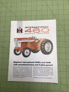 International Harvester Tractor Brochure  International 460 Utility INV-P1073 - Picture 1 of 4