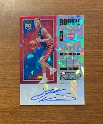 Luke Kennard 2017 Contenders Rookie Ticket Cracked Ice Auto Duke Grizzlies /25 - Image 1 of 2