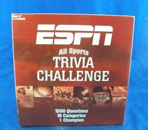 ESPN All Sports Trivia Challenge 2005 USAopoly Board Game New Open Box