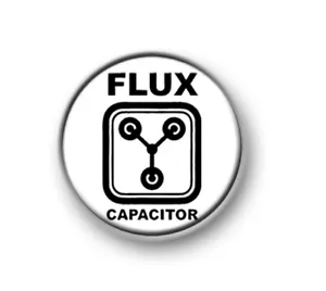 BACK TO THE FUTURE / 1” / 25mm Pin Button / Badge / Marty / Doc / McFly / Flux - Bild 1 von 3