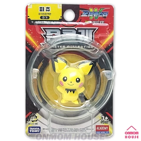 Pokemon PICHU Moncolle Mini Figure Academy Takara tomy Korean Toys Cover