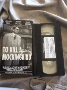 To Kill A Mockingbird VHS Collectors Ed Gregory Peck Duvall Peters - Picture 1 of 2