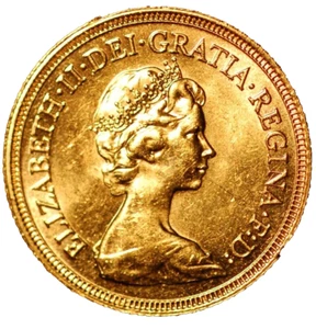 Großbritannien Elizabeth II Sovereign Gold 1981 KM #919 15235 - Bild 1 von 2