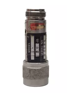Weinschel Engineering Model 1B Coaxial Attenuator 20 db - Picture 1 of 2