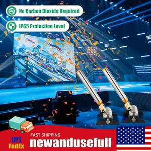 2 Stück Konfetti Werfer Maschine Kanone Hochzeit Bühne Papier Shots Streamer 150W - Bild 1 von 24