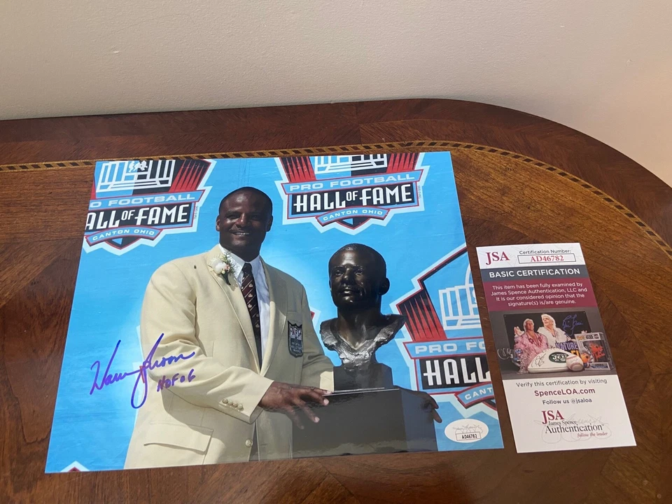 Warren Moon Signed 8x10 Glossy Photo Houston Oilers- NFL HOF JSA COA - Image 1 of 1