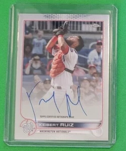 2022 Topps Chrome Baseball Keibert Ruiz CVA-KR Base Auto - Picture 1 of 2