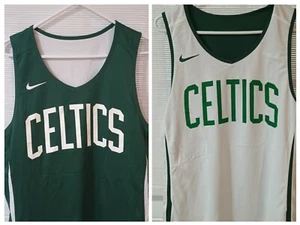 Nike NBA Boston Celtics Green /White Reversible Warm Up Penny Jersey - Medium - Picture 1 of 10
