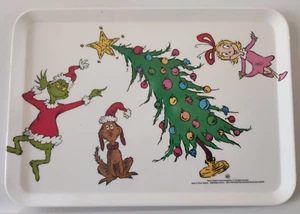 Dr. Suess How The Grinch Stole Christmas Melamine Serving Tray(13.38in x 9.37in) - Bild 1 von 4
