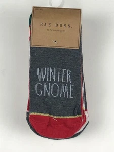 Rae Dunn Girls Christmas Holiday Ankle Socks 10 Pack NWT - Picture 1 of 4