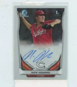 Nick Howard 2014 Bowman Chrome Prospect Rookie Autograph Auto RC BCA-NH - Picture 1 of 1