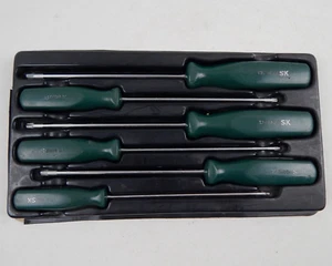 S-K Tools Long Shaft Torx Driver Set 6 pcs T10 T15 T20 T25 T27 T30 READ - Picture 1 of 13