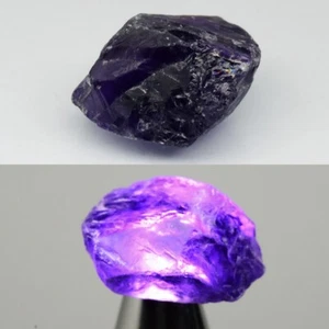 ๐ 48.32ct 26.5x22.2mm Rough Natural Purple Amethyst - Unheated Africa Gem - Picture 1 of 6