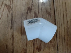 45 DEGREE ELBOW Schedule 40 1-1/4" Slip x Slip PVC p/n 30614 NEW! - Picture 1 of 7