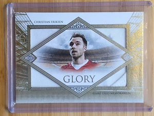 2020 Futera Glory Christian Eriksen Game used Jersey vs Arsenal /35 RARE - Picture 1 of 2