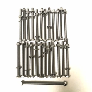 316 Stainless Steel Full Thread Hex Bolt With Washers A4–80 140 mm x10 mm￼￼ 24 - Picture 1 of 3