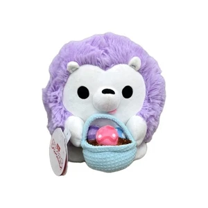Zuru Snackles 8" ANDREW Hedgehog Plush Holding EASTER Basket NWT - Picture 1 of 6