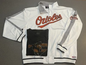 Baltimore Orioles Sweatshirt Jacket White 2XL /47 Brand Orioles T-Shirt Black XL - Picture 1 of 11
