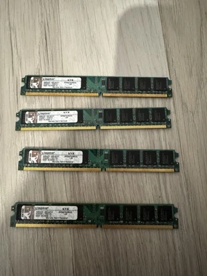 Kingston 8GB 667MTs DDR2 Low Profile RAM (4x2GB) - Bild 1 von 4