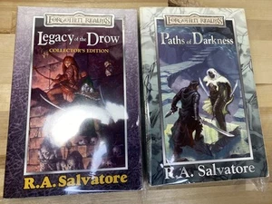 Legacy of the Drow & Path’s Of Darkness R.A. Salvatore TPB - Forgotten Realms - Foto 1 di 10