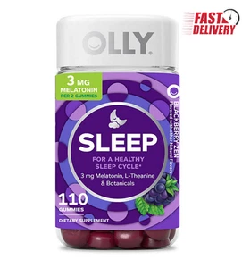 OLLY Restful Sleep Gummies Blackberry 110 ct - Picture 1 of 6