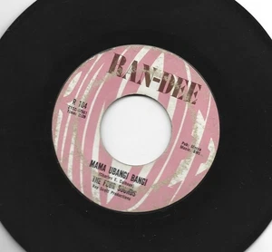 JUNGLE R&B ROCKER - 45 - FOUR SOUNDS - MAMA UBANGI BANGI - HEAR - 1962 RAN-DEE - Picture 1 of 2