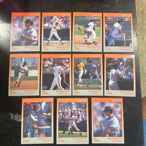1992 Will Clark Star Factory Set 11 Karten Glossy Giants S12 - Bild 1 von 1