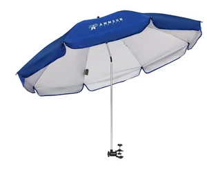 XL Stuhl Regenschirm Universal Klemme 360 Grad drehbar UPF 50+ Camping Strand - Bild 1 von 4