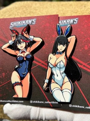 KillLaKill KLK Ryuko Satsuki Bunny Waifu Cute 3.5" Hard Enamel Pin - Image 1 of 3