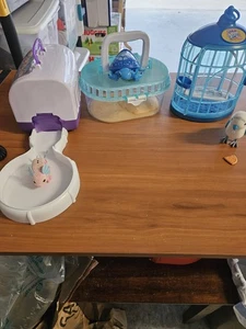 Lote de 3 juegos de mascotas pequeñas vivas usados funcionando - Imagen 1 de 8
