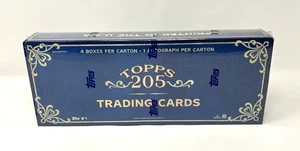 Tarjetas coleccionables de béisbol Topps T205 2025 - caja de cartón de cuatro cajas nuevas listas para la mano - Imagen 1 de 1