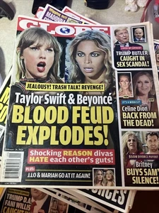 Globe Magazine Taylor Swift Beyonce Donald Trump Celine Dion Britney Spears 2024 - Picture 1 of 3