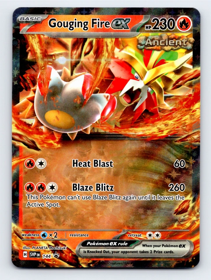 Gouging Fire ex - 144 - SV: Scarlet & Violet Promo Cards Holo - Image 1 of 2