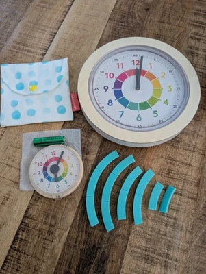 Lovevery Plan & Prepare Reloj y Mini Reloj de The Planner Play Kit - NUEVO Foto 1 de 4