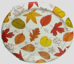 FALL Dessert Paper Plates ~ HAPPY HARVESTL ~ 16 ct. ~ 6 7/8" - Picture 1 of 1