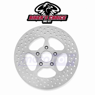 Bikers Choice Rear 5-Spoke Stainless Steel Brake Rotor for 2000-2009 Harley up Foto 1 de 4