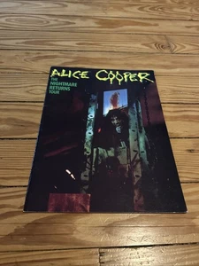 Alice Cooper Program Original Vintage The Nightmare Returns World Tour 1986 - Picture 1 of 5