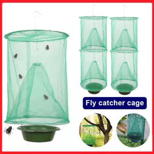 4Pack The Ranch Fly Trap Outdoor Fly Trap Killer Bug Cage Net Perfect For Horses - Picture 1 of 12