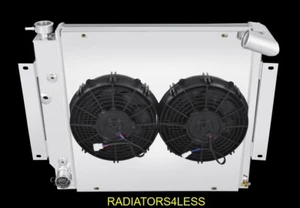 CHAMPION 3 ROW RADIATOR SHROUD FANS 1970-81 INTERNATIONAL SCOUT II TRUCK PICKUP - Foto 1 di 4