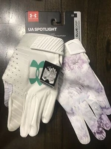 Guanti Calcio Under Armour Uomo Spotlight Edizione Limitata Bianchi Taglia L - Foto 1 di 6