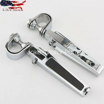 Clavijas de pie con abrazadera en U de carretera de 1"-1/4" para Yamaha V-Star 650 950 1100 1300 Classic Foto 1 de 4